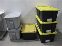 Assorted Storage Containers W/Lids See Info