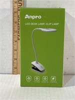 New Anpro LED desk, lamp, clip lamp, touch switch