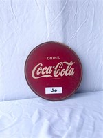 Round Coca-Cola Sign