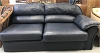 Bench craft navy pleather pullout couch
