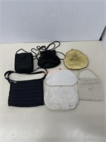 Lot of vintage hand bags/purses