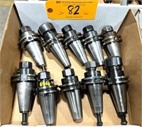 LOT CAT#-40 "COLLET-TYPE" CNC TOOLHOLDERS