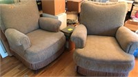 2 UPHOLSTERED OCCASIONAL CHAIRS