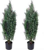 2 Pack Artificial Topiary Cedar Tree 3ft, $89.99