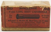 Rare Collectors Box Of Winchester 9mm Long Shots