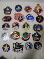 Collection of 27 NASA crew patch sticker decals!