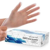 NEW (XL)100PK Vinyl Disposable Gloves