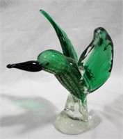 Murano Glass Hummingbird, 7.25