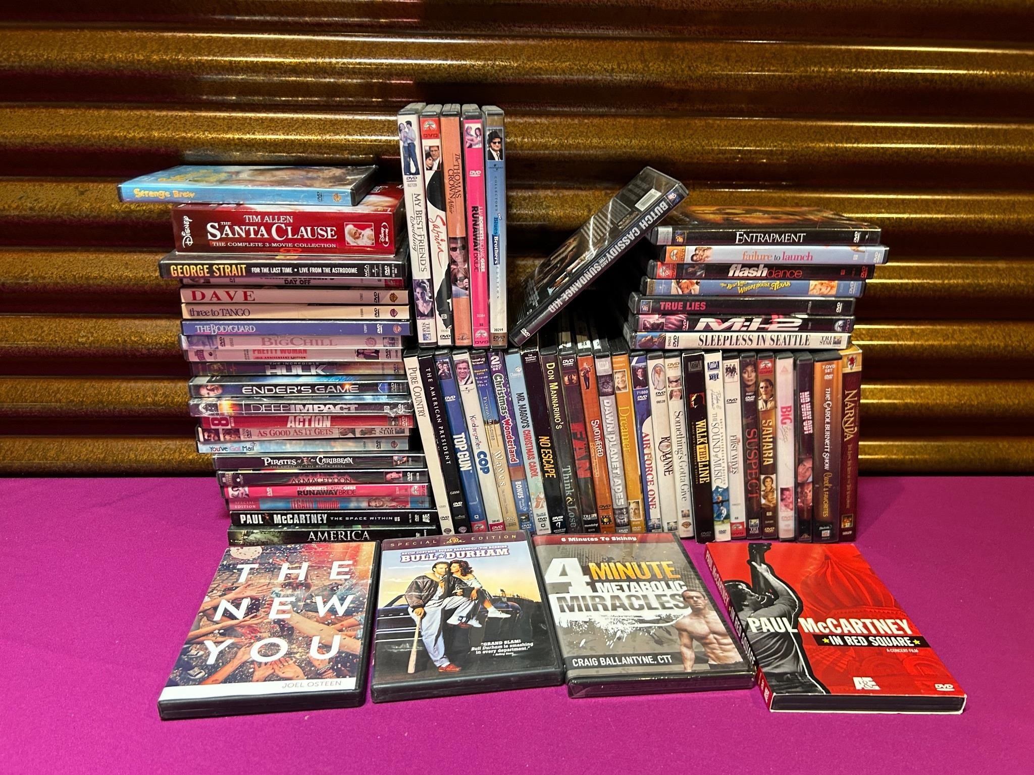 Huge Assortment of DVDs 30+