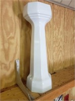 DRINKING FOUNTAIN, PORCELAIN FLOOR-MOUNTED