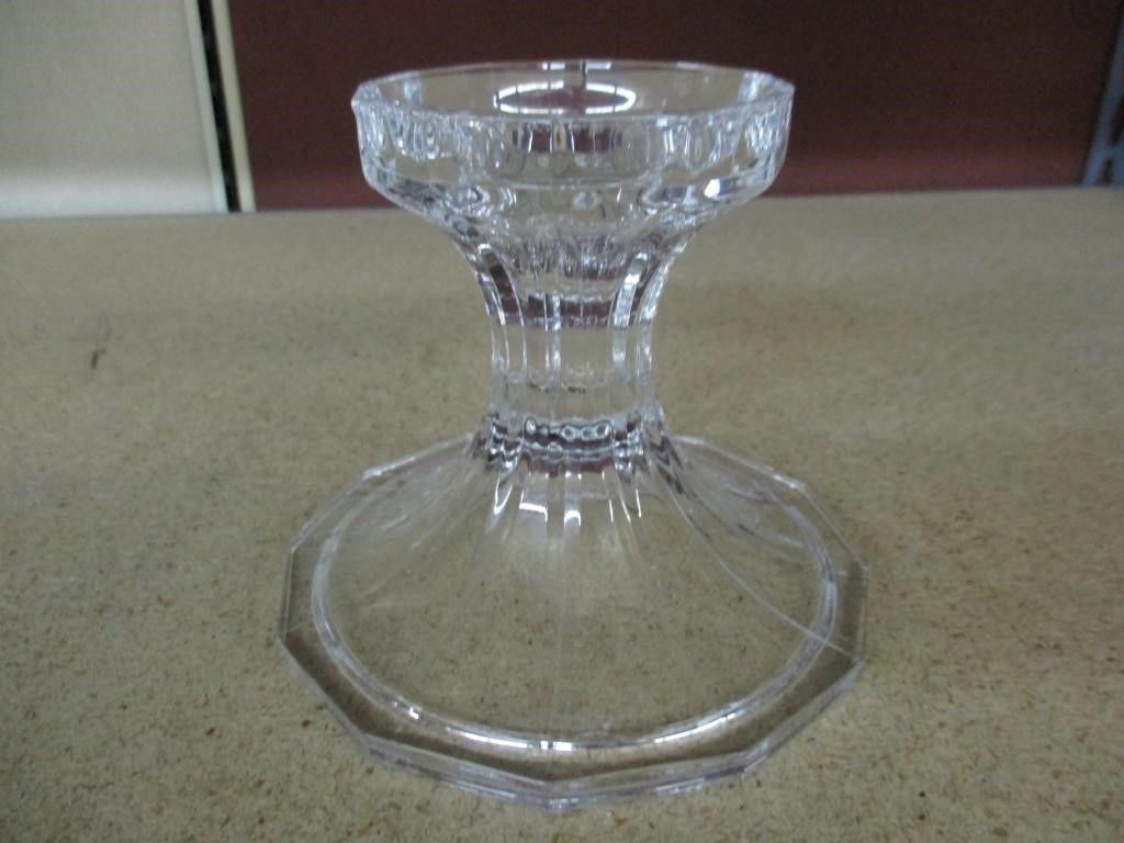 Lead Crystal Candle Holder