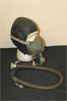 U.S.N. Leather Flight Cap and Oxygen Mask