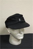 WW2 German Black SS M43 Cloth Military Hat