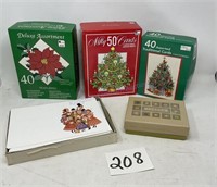 4 Boxes Christmas cards