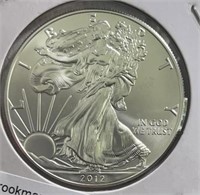 2012 American Eagle Silver GEM BU