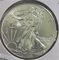 2012 American Eagle Silver GEM BU