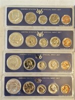 4-1966 UNITED STATE SPECIAL MINT SETS ALL FOR ONE