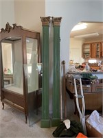 Pair of Ornate French Antique Columns