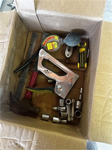 Tools - stapler, sockets, misc