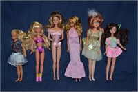 6 dolls, Barbie's friends