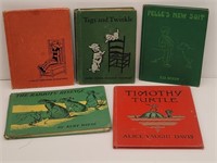 (5) 1930's-1950's Children's Books