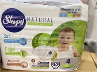 Sleepy natural ultra sensitive baby diapers size