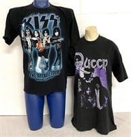 KISS & Queen Concert T-Shirts