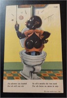 1948 Black Americana Postcard by Curt Tech