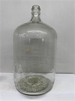 Large glass bottle