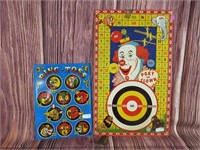 Lot of (2) Tin LItho Game Boards