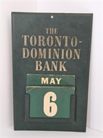 THE TORONTO DOMINION BANK CALANDER