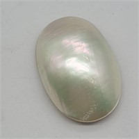MOTHER OF PEARL OVAL STONE 1.5" TALL