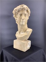 Impressive Greek life size bust of David
