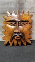 Hand Carved Wooden Wall Decor 8" X 10"