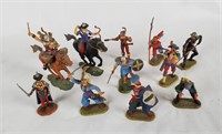 Elastolin Germany Pvc Figures Lot, Spanish Etc.