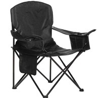 2x Padded Camping Chair With Cooler