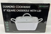 Servappetit Diamond Cookware 8" Square Casserole