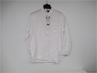 Rachel Roy Women's XL Gauze Shirt, White Extra