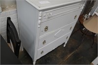 1940's 4-drawer dresser-painted