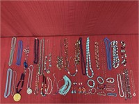 44 Assorted PCs. Costume Jewelry:  31 Necklaces