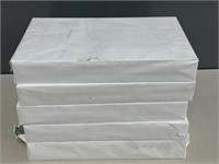 Lot of 5 White Paper 8.5" X 14"