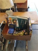 Box of games and books