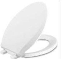 White Elongated Toilet Seat