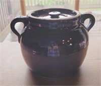 Handmade Bean Pot Pottery Gatlinburg 1956 Handles