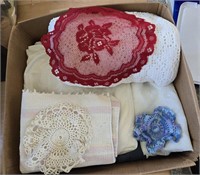Box of Assorted Linens