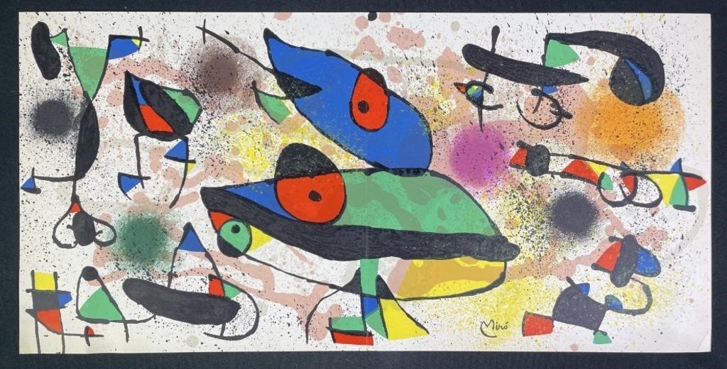 Joan Miro ‘Sculptures II’ Lithograph