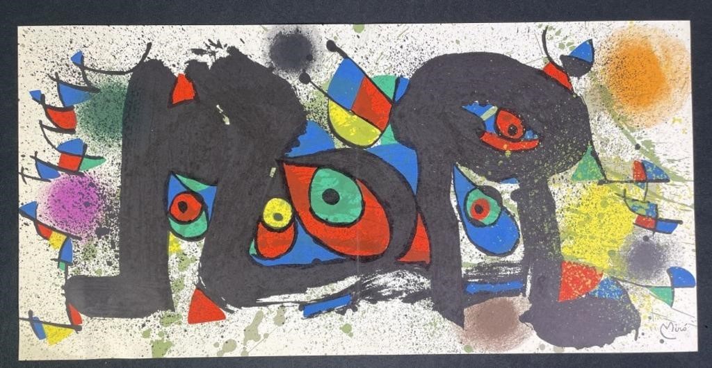 Joan Miro ‘Sculptures’ Lithograph