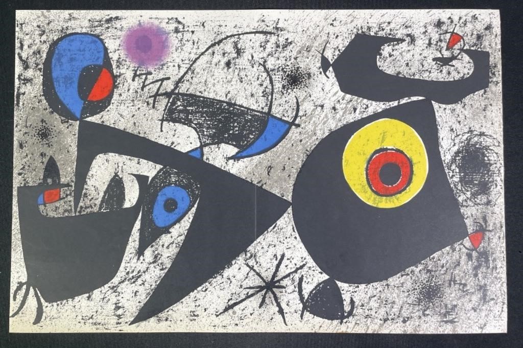 Joan Miro Untitled Lithograph