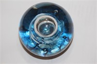 Signed Art Glass Paperweight