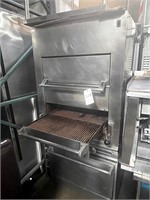 JADE S/S 36"X72" UPRIGHT BROILER W/OVENS & CASTERS